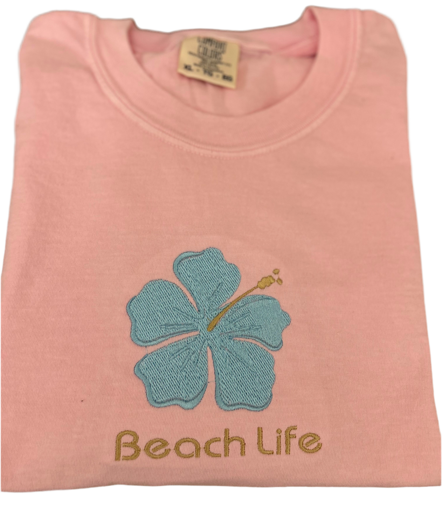 TROPICAL FLOWER BEACH LIFE Teeshirts