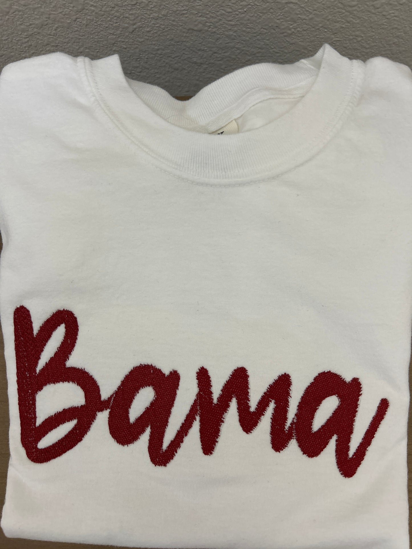BAMA Tee Shirt White with Bama