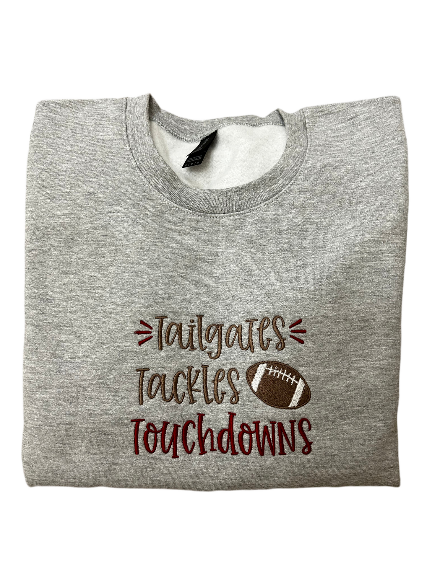 TAILGATES Crew Sweatshirt Sports Grey