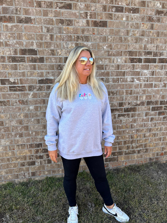 GNOME TRIO Sweatshirt Grey