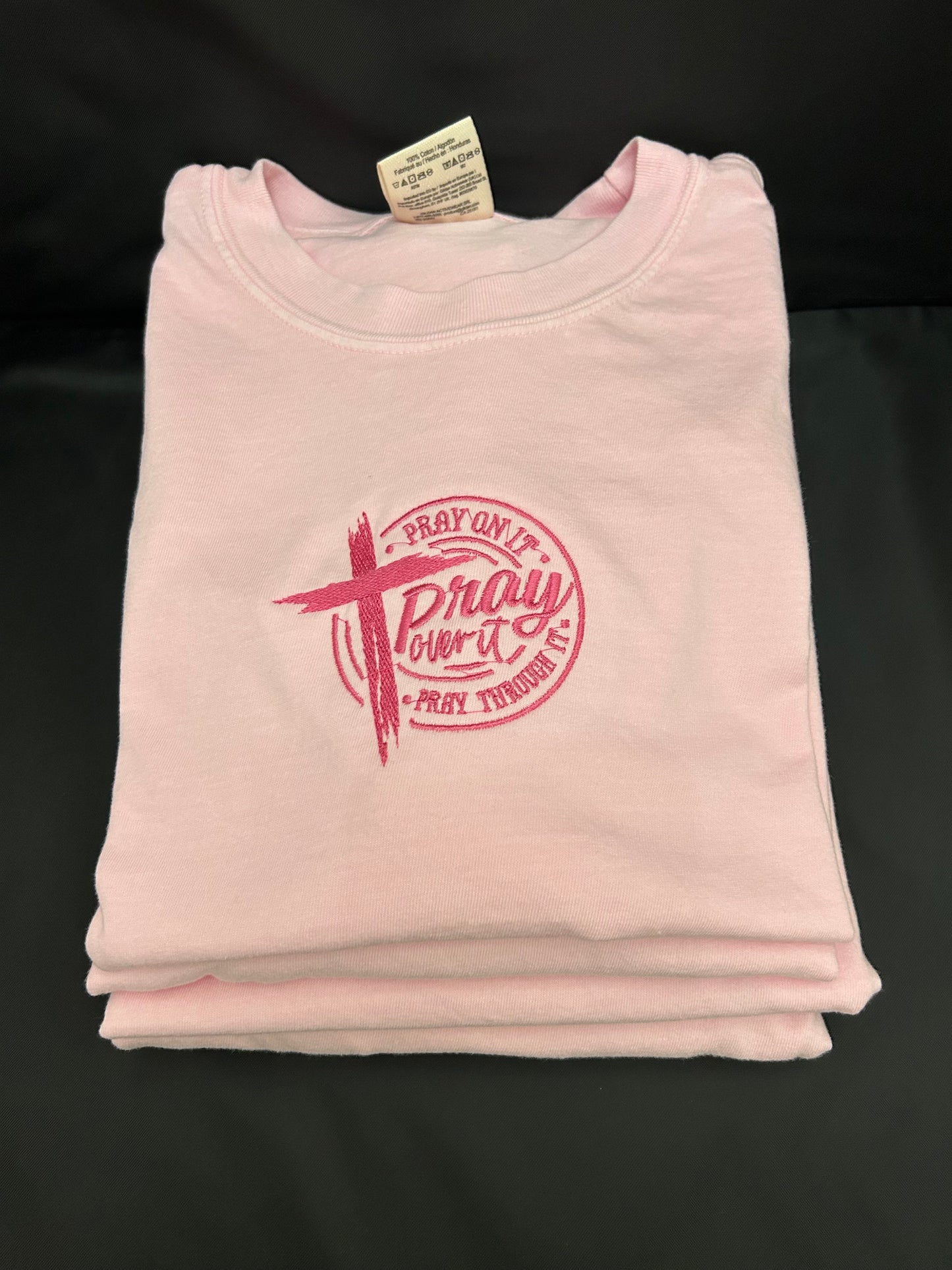 PRAY Tee Shirt Pink