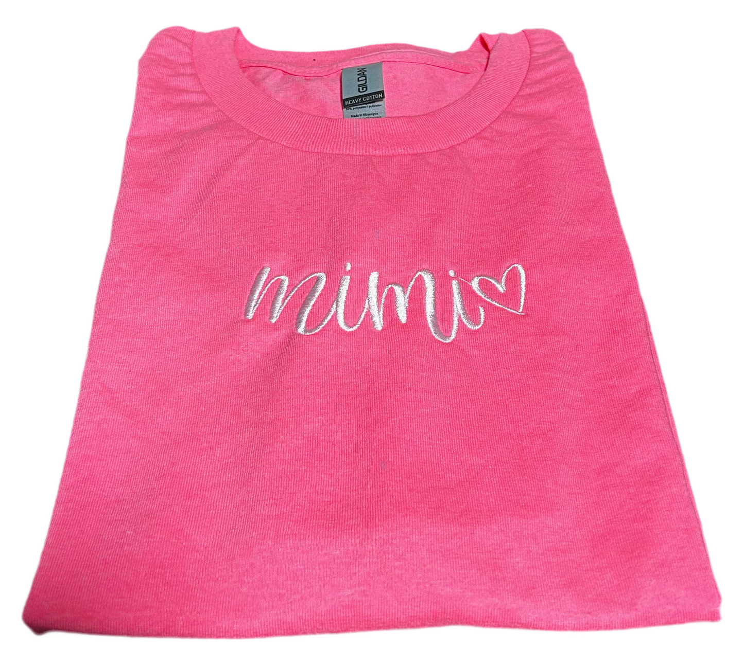 MIMI Tee Shirt Safety Pink