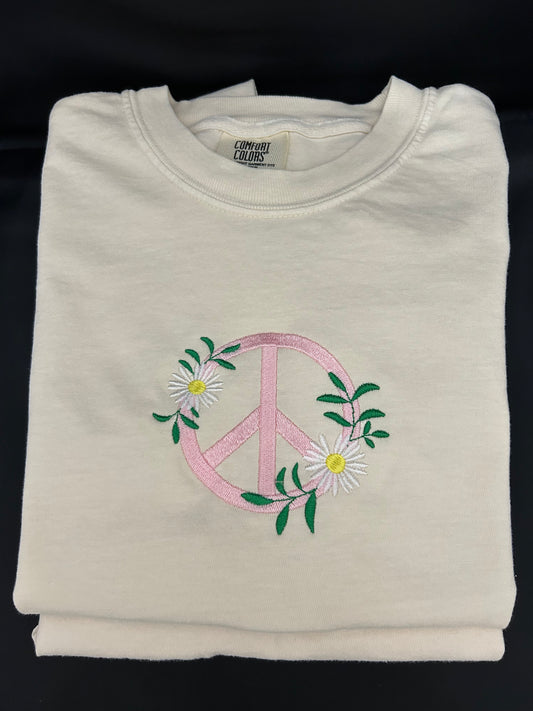 PEACE Tee Shirt Ivory