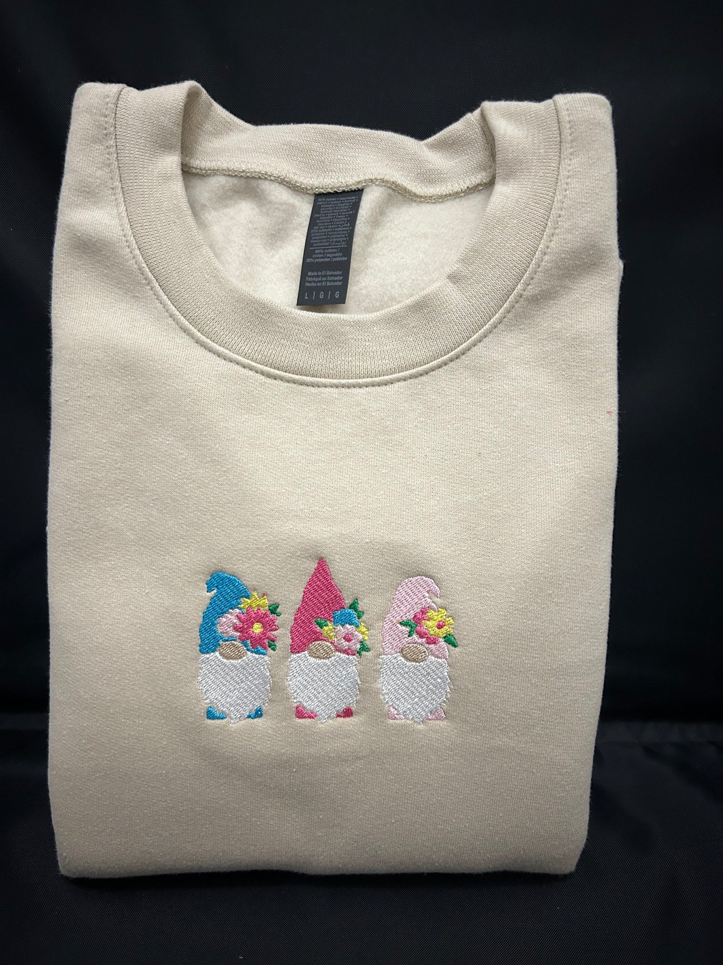 GNOME TRIO Sweatshirt Tan