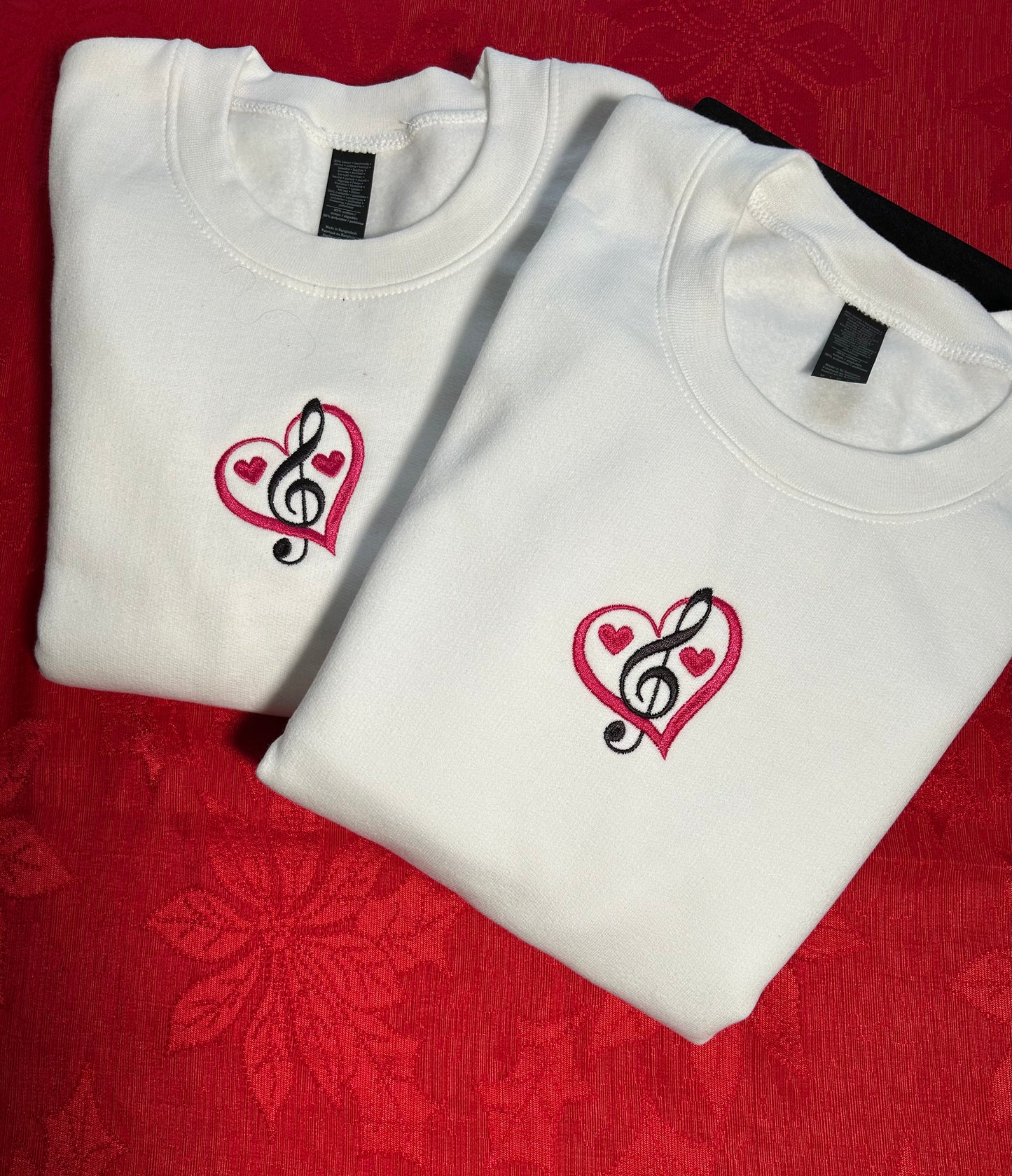 MUSICAL HEARTS Crewneck Sweatshirt