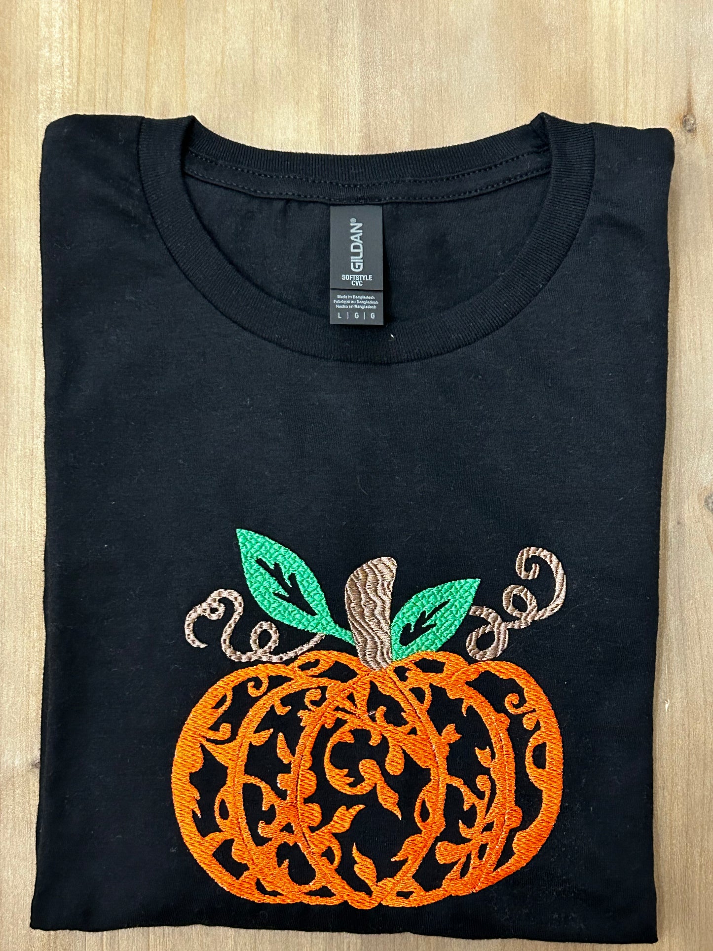 PUMPKIN Tee Shirt Black