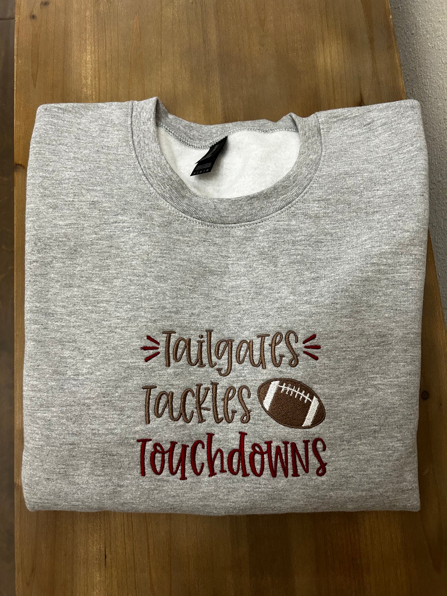 TAILGATES Crew Sweatshirt Sports Grey