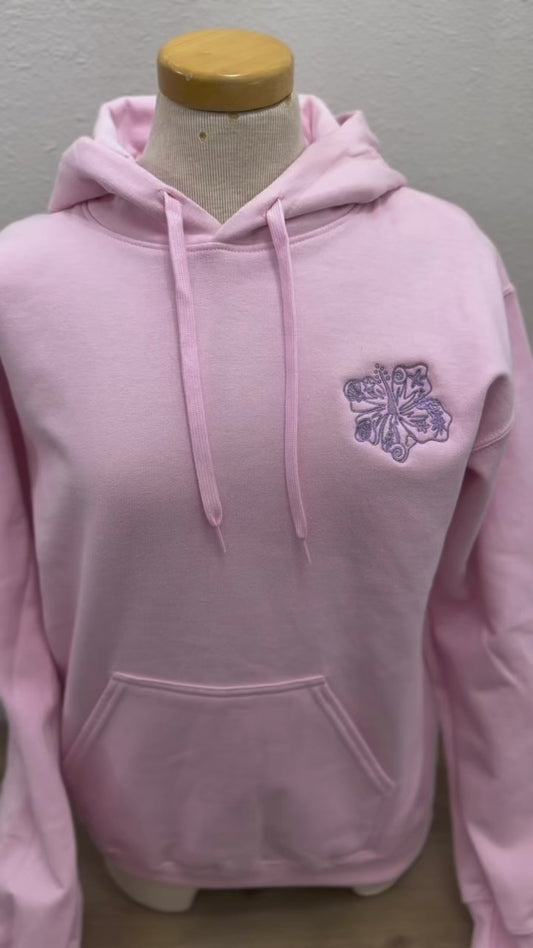 FLOWER HOODIE. Pink Blossom